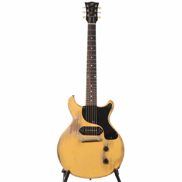Rock & Roll Relics Thunders Electric Guitar Aged Graffiti Yellow w/HS Case Used