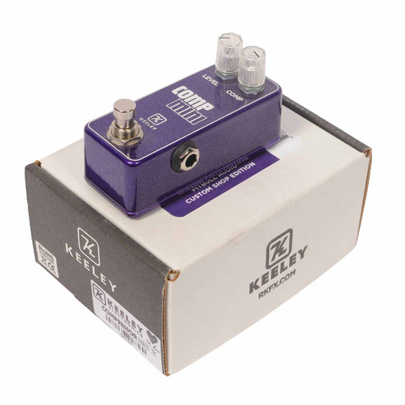 Keeley Comp Mini Pitbull Audio Custom Shop Edition Compressor Effects Pedal Used