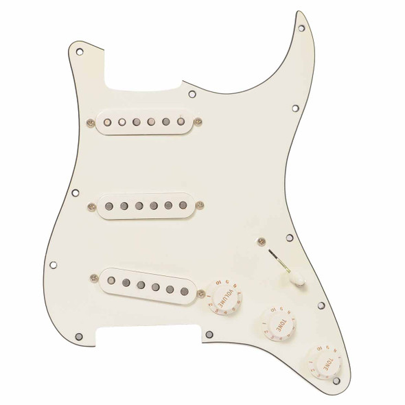 Fender Stratocaster Triple Single-Coil Pickup Loaded Pickguard Assembly  Used