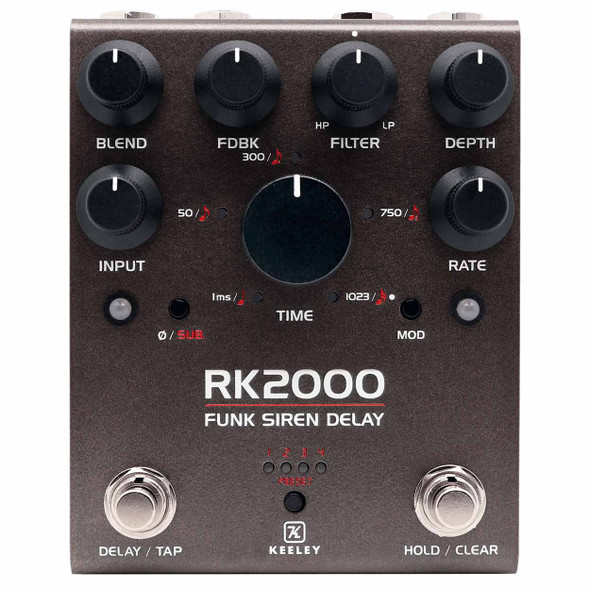 Keeley RK2000 Funk Siren Delay Effects Pedal
