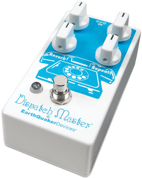 Earthquaker Dispatch Master Delay & Reverb - Custom Color All Blue