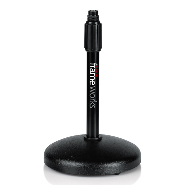 Round Base Desktop Mic Stand Collapsed