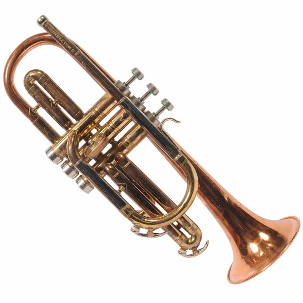 Conn Director Bb Cornet Used Full Front View