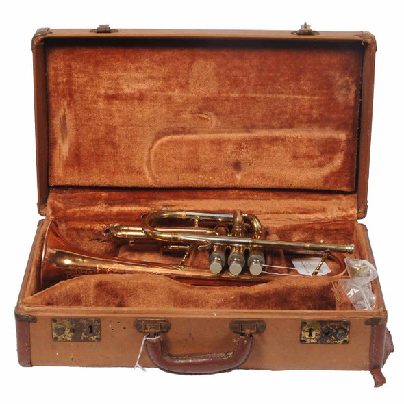 Conn Director Bb Cornet Used Included Case Interior