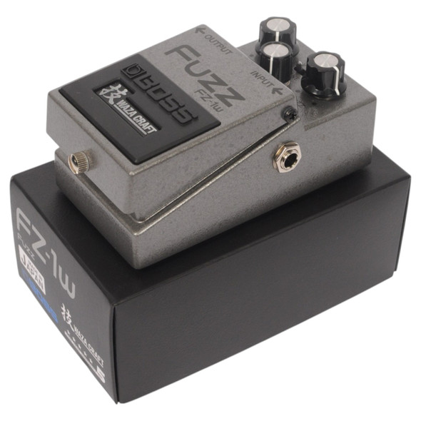 Right of Boss FZ-1w Waza Fuzz Effects Pedal Used