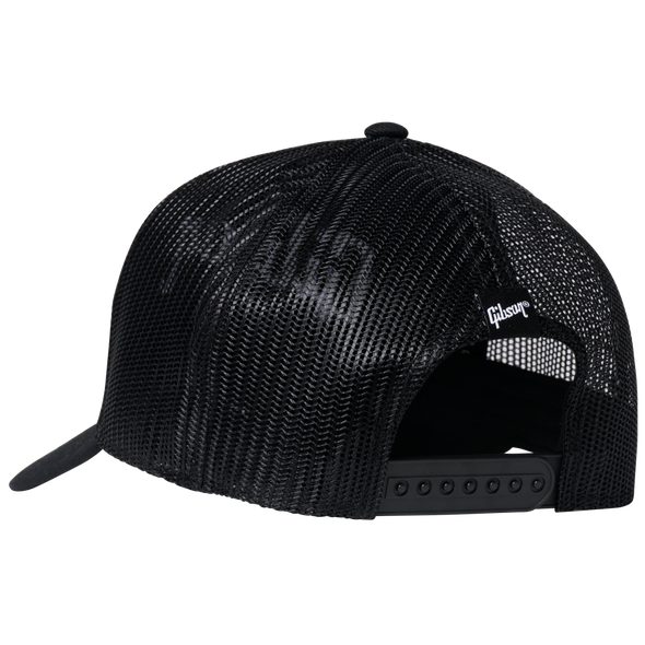 Gibson Classic Trucker Hat Black Back