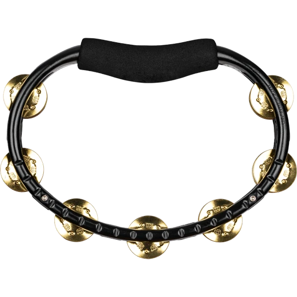 Meinl Percussion Traditional Hand Held ABS Tambourine - Black