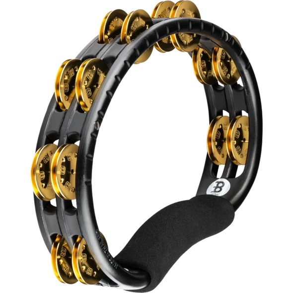 Meinl Percussion Traditional Hand Held ABS Tambourine - Black
