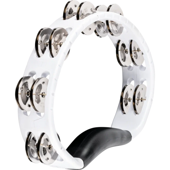 Meinl Percussion Headliner® Series Hand Held ABS Tambourine - White