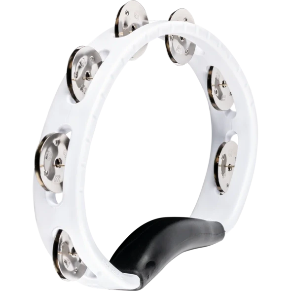 Meinl Percussion Headliner® Series Hand Held ABS Tambourine - White