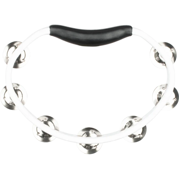 Meinl Percussion Headliner® Series Hand Held ABS Tambourine - White