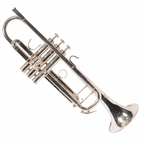  B&S Challenger II 3137/2 Professional Bb Trumpet Outfit - Silver Plated - Used card