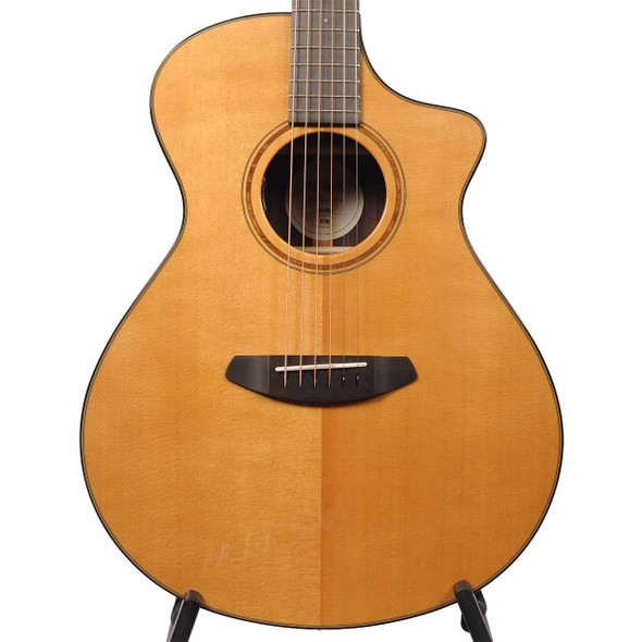 Close-up of Breedlove Roots Concert SRce Acoustic-Electric Guitar