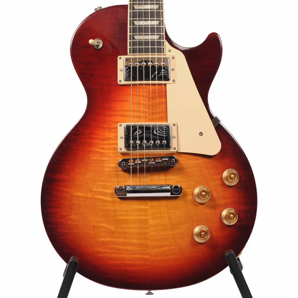  Gibson Les Paul Studio Session (AA Top, Ebony Fingerboard, Cream Trim) - Bourbon Burst card