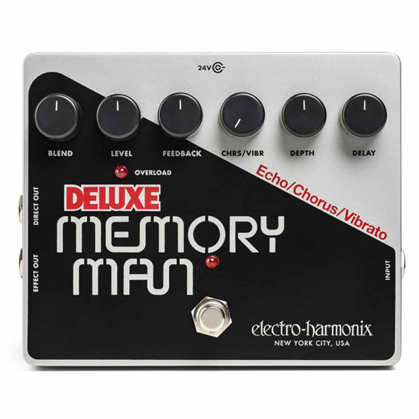 Front of Electro-Harmonix Deluxe Memory Man Analog Delay