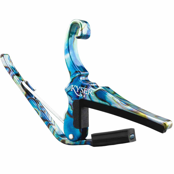  Kyser KG6ABA 6 String Quick Change Capo - Abalone card
