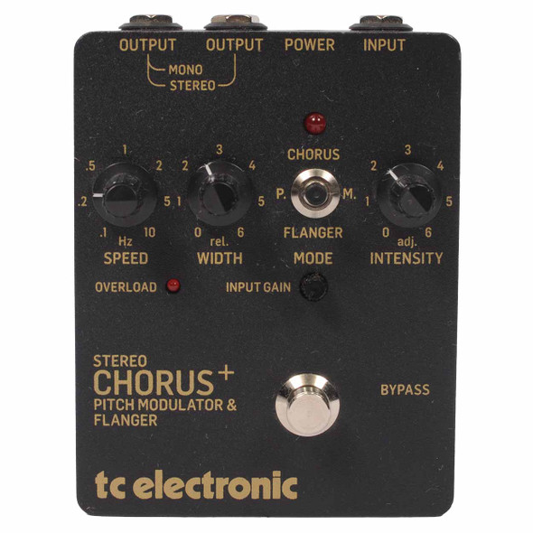  TC Electronic SCF Gold Stereo Chorus Flanger Pedal Guitar Effects Pedal Used card