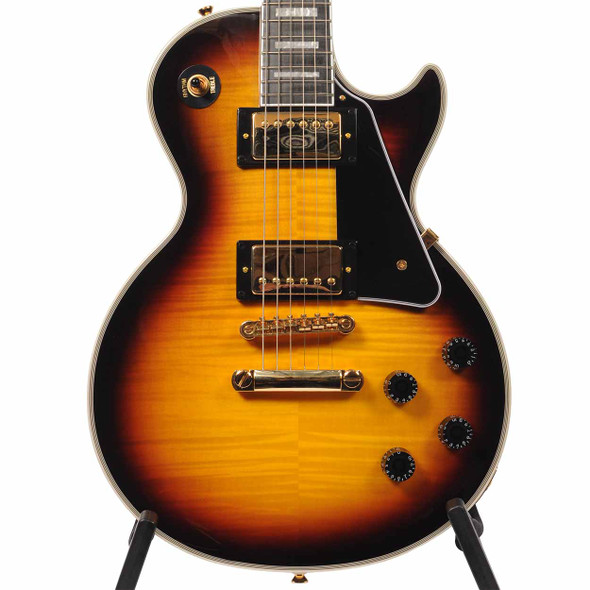  Epiphone 2025 Les Paul Custom Electric Guitar with Gig Bag- Heritage Cherry Sunburst - Used card