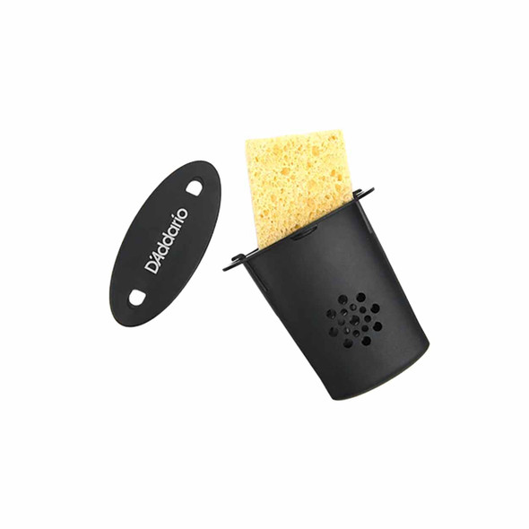 Example of sponges in use with D'Addario Soundhole Humidifier. card