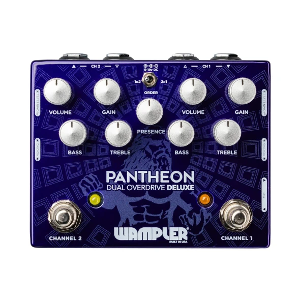  Wampler Pantheon Deluxe Dual Overdrive Pedal card