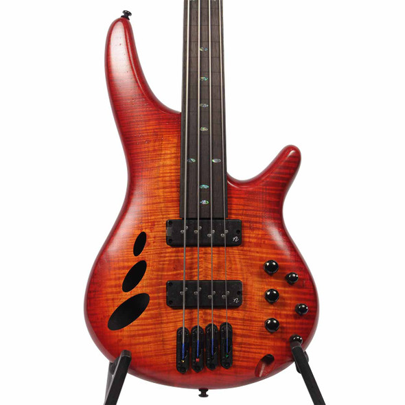  Ibanez SRD900FBTL Fretless Electric Bass - Brown Topaz Burst Low Gloss card