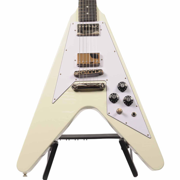  Epiphone Flying V 70s (Dr. Epi Indie Exclusive!) - Classic White card