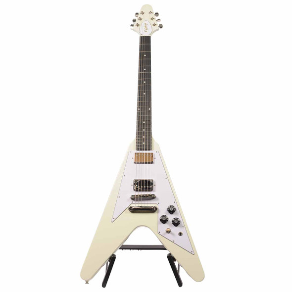Epiphone Flying V 70s (Dr. Epi Indie Exclusive!) - Classic White card