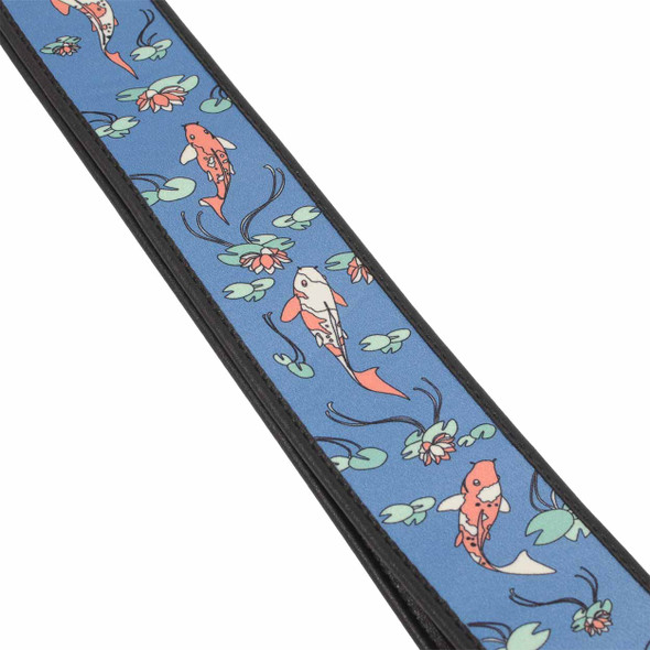  PRS Guitars Limited Edition  Private Stock "Koi Inlay" Guitar Strap Blue card
