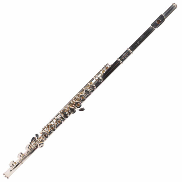  Yamaha 461II Intermediate Flute Offset G B-Foot Silver Used card