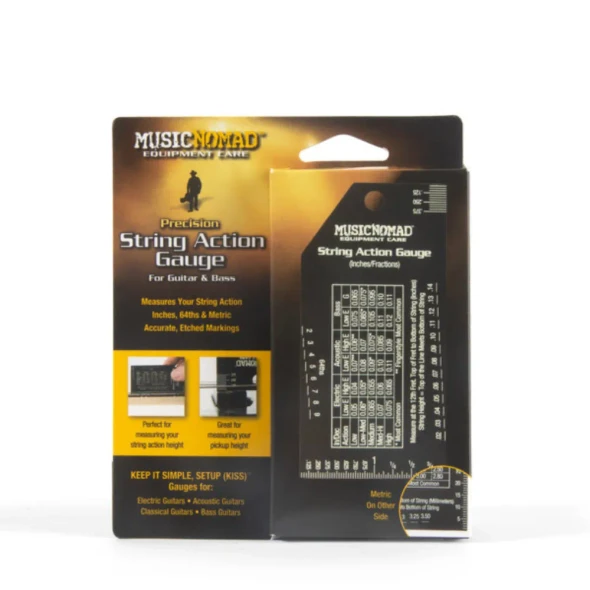 Music Nomad MN602 Precision String Action Gauge card