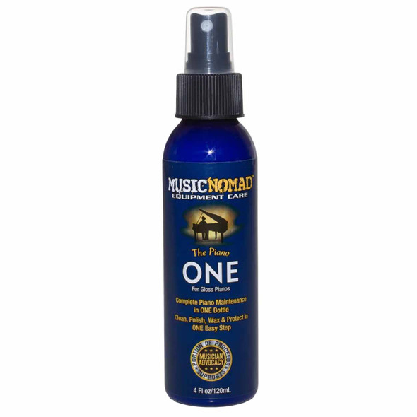  Music Nomad Piano ONE - All-in-1 Cleaner, Polish, Wax - Gloss Pianos card