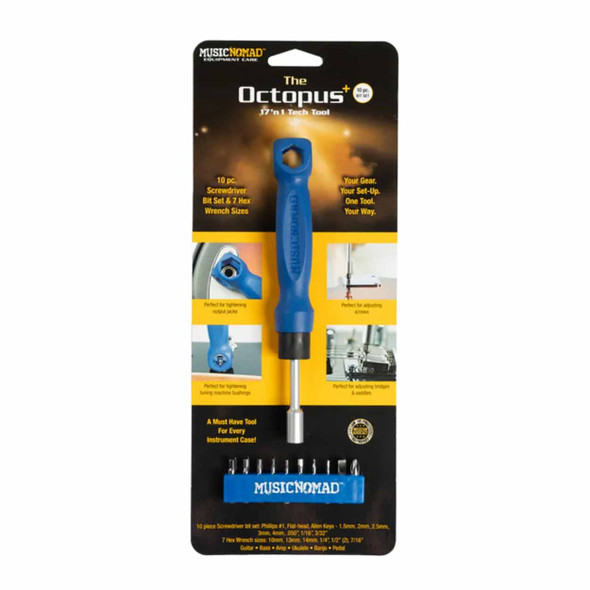 Music Nomad MN228 The Octopus 17-in-1 Tech Tool card