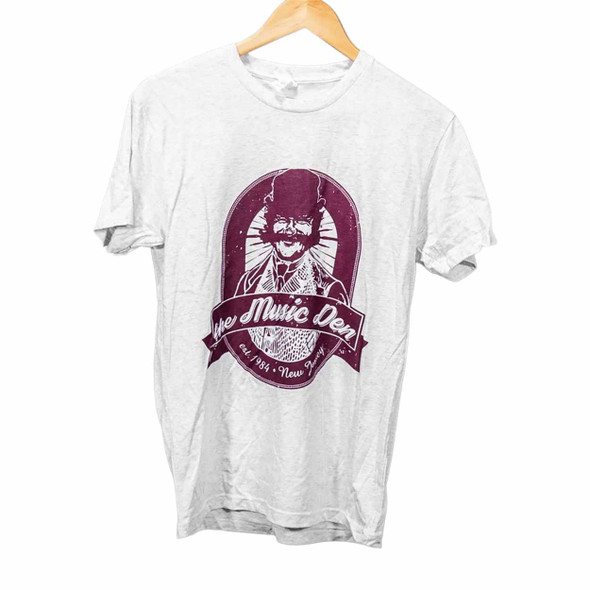  MD Apparel Music Den T-Shirt - Heather White- Small card