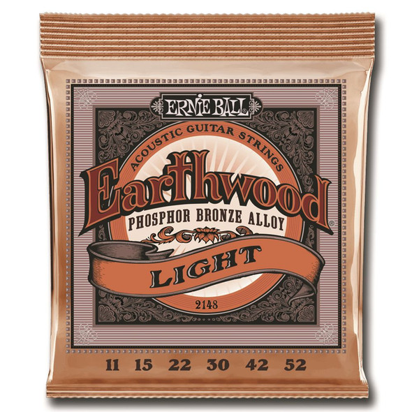 Ernie Ball Earthwood Phosphor Bronze Light 11-52