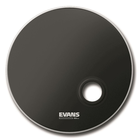 Evans EMAD Resonant Ported Black Bass Drum Head, 20"