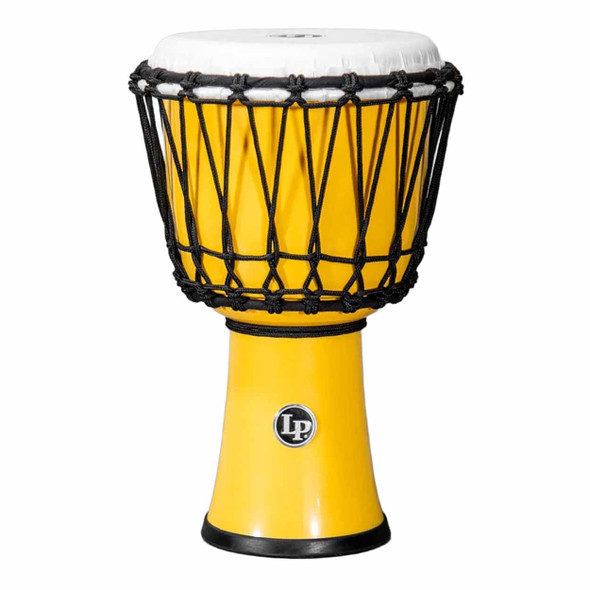  Latin Percussion LP World 7in Rope Circle Djembe Yellow card