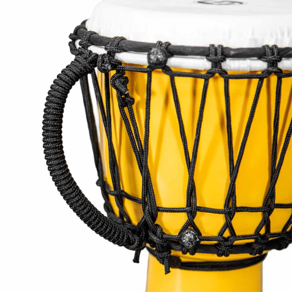 Latin Percussion LP World 7in Rope Circle Djembe Yellow card