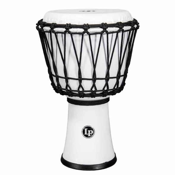  Latin Percussion LP World 7in Rope Circle Djembe White card