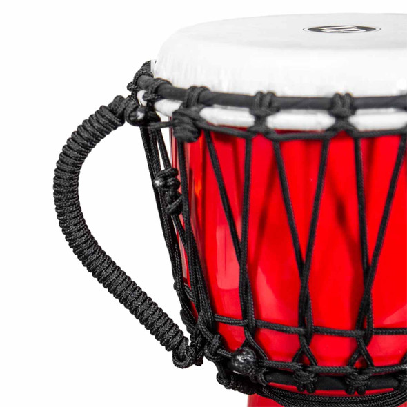 Latin Percussion LP World 7in Rope Circle Djembe Red card
