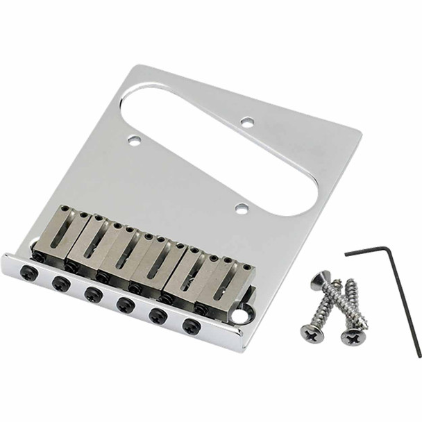 Fender 6-Saddle American Series Telecaster® Bridge Assembly - Chrome card