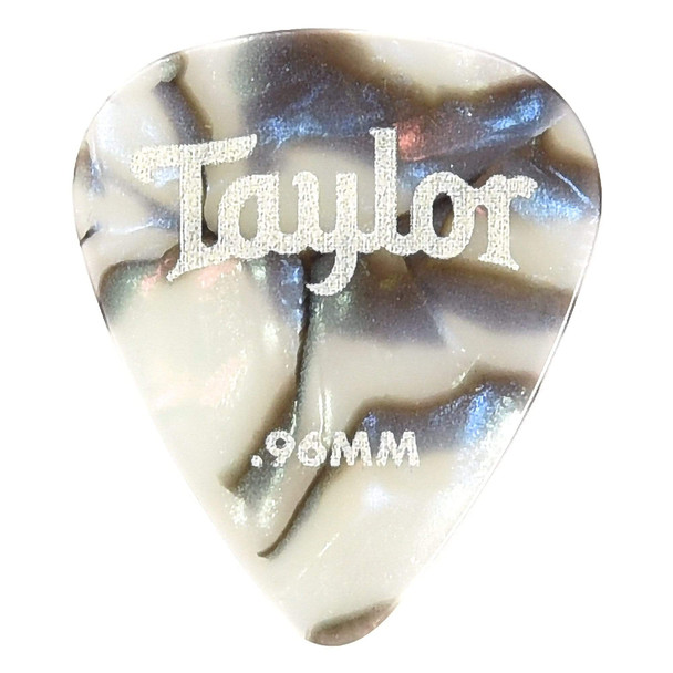 Taylor Celluloid 351 Picks, Abalone, 0.96mm, 12-Pack