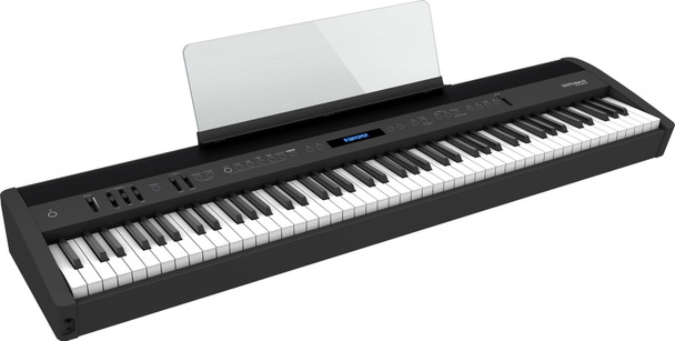 Portable Piano w/ built in spkrs, bluetooth (black)