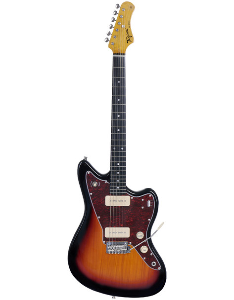 TW-61 Electric Guitar Sunburst, Dark Fingerboard, Tortoise Pickguard