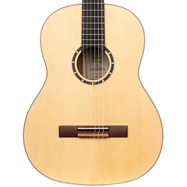 Ortega Family Series R121 Full Sized Slim Neck Lefty Classical Guitar - Natural