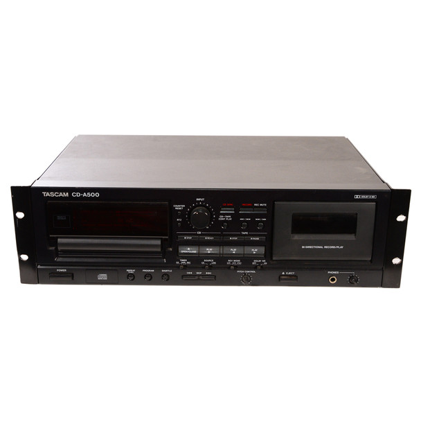 Tascam CD-A500 CD Player & Cassette Recorder USED - The Music Den