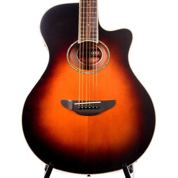 Yamaha APX600 Thinline Body Acoustic/Electric - Old Violin Sunburst