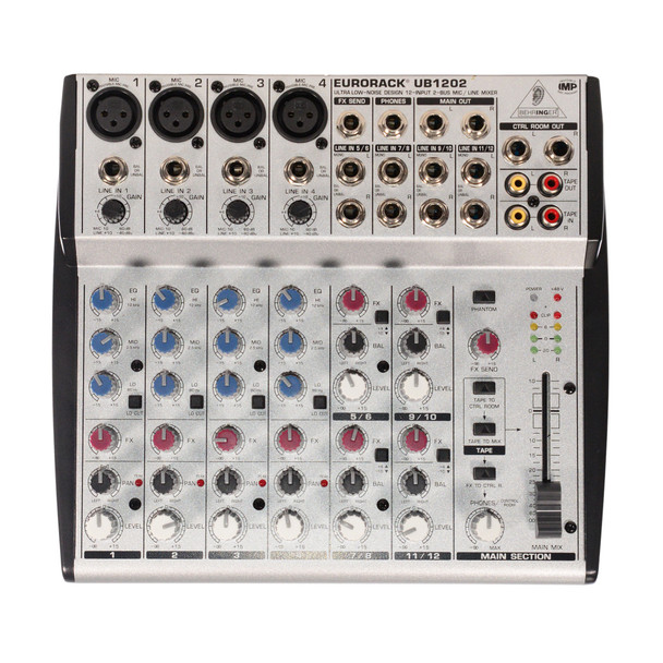 BEHRINGER EURORACK UB1202 アナログミキサー 美品！ Behringer Eurorack UB1202 Unpowered Mixer w/Case USED - The Music Den