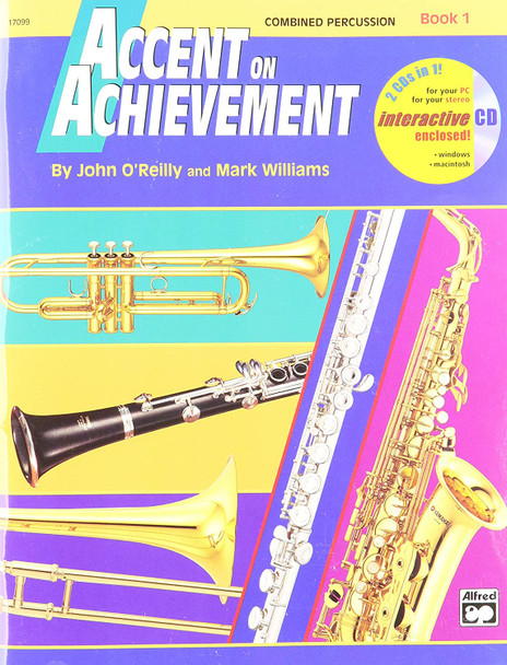 Accent on Achievement, Book 1 [Combined Percussion S.D., B.D., Access. & Mallet Percussion]