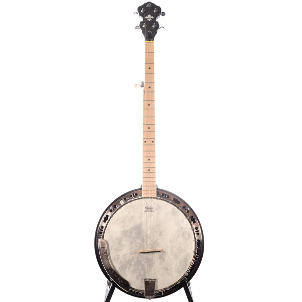 Ortega Falcon Series 5-String Quilted Maple Resonator Acoustic-Electric Banjo w/Bag