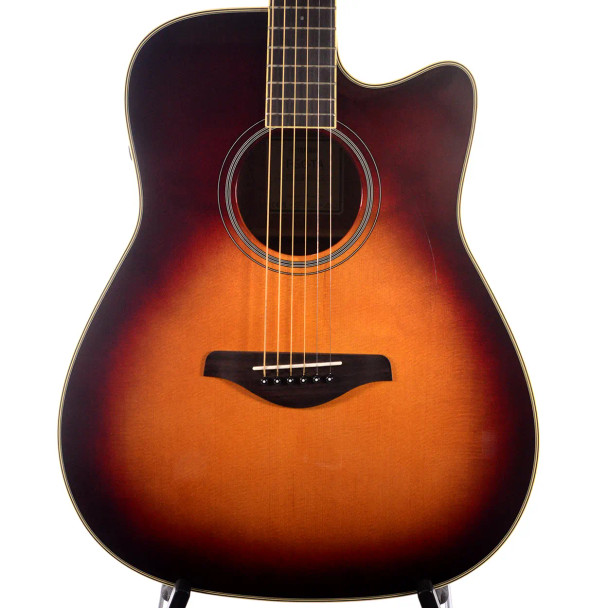 Yamaha FGC-TA TransAcoustic Traditional Western - Brown Sunburst